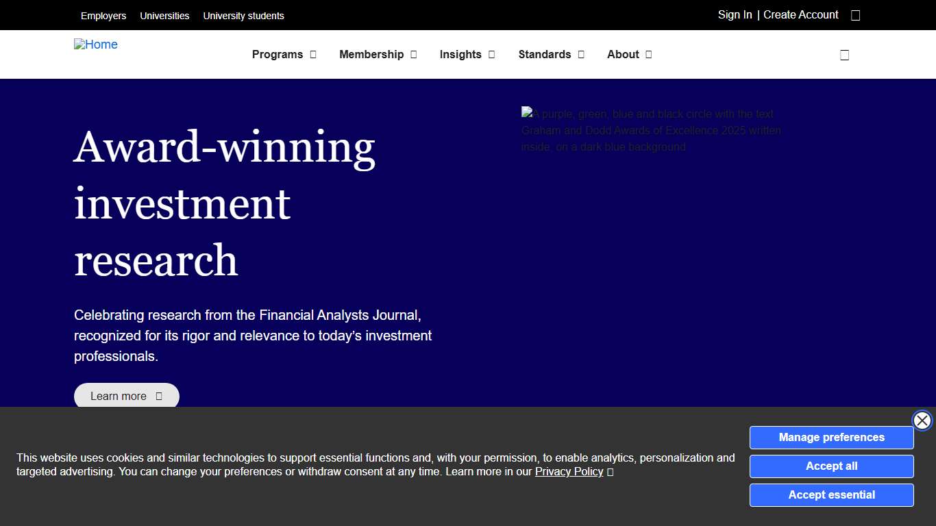 CFA Institute Empowering Investment Professionals